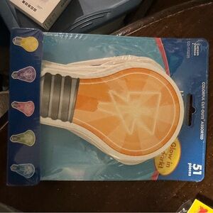 Glow-in-the-Dark Light Bulb Cutouts